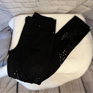 Haute Hippie Black Jeans Size 2